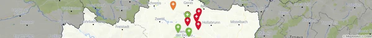 Kartenansicht für Apotheken-Notdienste in der Nähe von Horn (Horn, Niederösterreich)